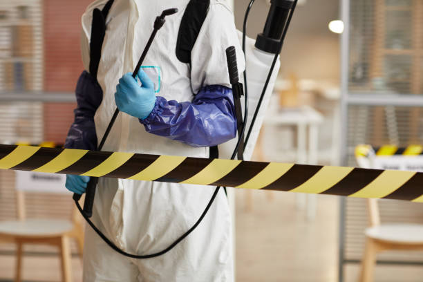 Professional Infectious Disease Decontamination technician working in Cumberland Center, ME